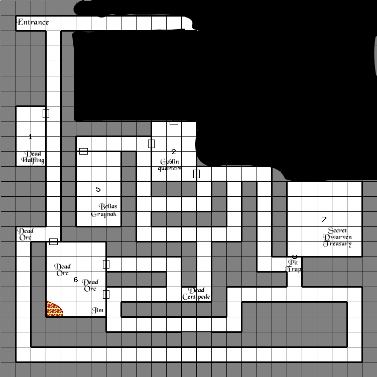 Orc Dungeon Map