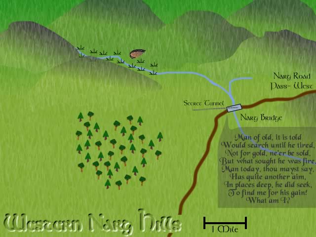 Narg Hills West Map