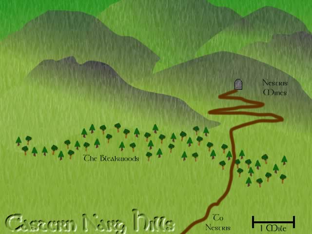 Narg Hills Central Map